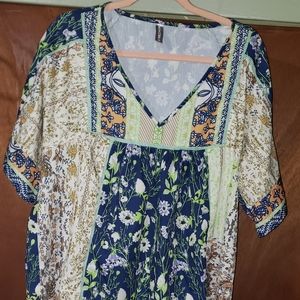 Womens boho style blouse XL
